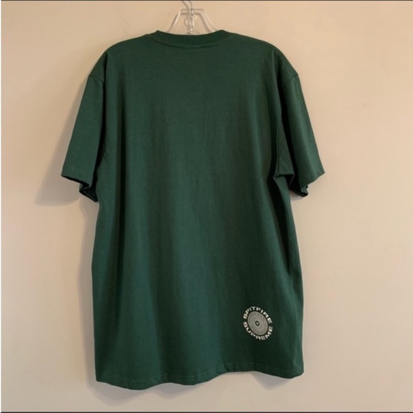Supreme Spitfire SS18 Classic Swirl Tee in Dark Green Authentic NWOT - Picture 6 of 10